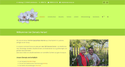 Desktop Screenshot of clematis-herian.de