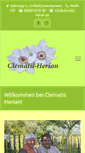 Mobile Screenshot of clematis-herian.de